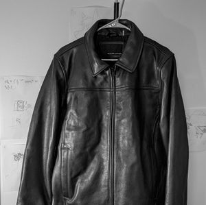 NWT Men's Wilsons Leather Bomber Jacket (Large)